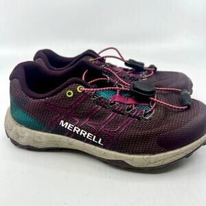 Merrell Girls Flight A/C Trail Kids Running Shoes Trainers Sneakers Burgundy 12
